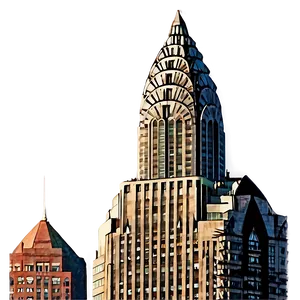 Chrysler Building At Sunset Png Fjf50 PNG image