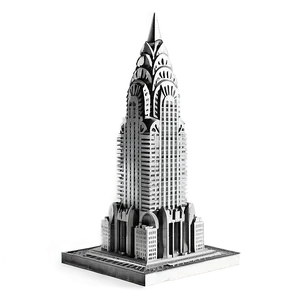 Chrysler Building Construction Era PNG Jxg
