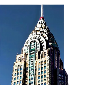 Chrysler Building Festive Season Png 06252024 PNG image