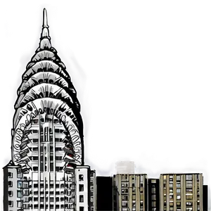 Chrysler Building Gothic Features PNG Uhn26 PNG