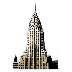 Chrysler Building Historical Image Png 06252024 PNG image