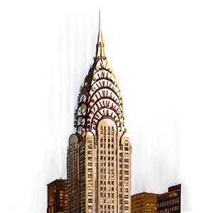 Chrysler Building In Fog Png 06252024 PNG image