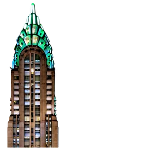 Chrysler Building Night Lights PNG 21