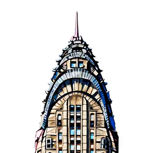 Chrysler Building Spire Close-up PNG 80 PNG