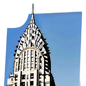 Chrysler Building Spire Close-up PNG Kpa78 PNG