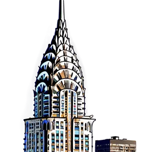 Chrysler Building Sunlit Glow PNG Pgr PNG