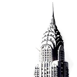 Chrysler Building Sunlit Glow PNG Tqk45 PNG