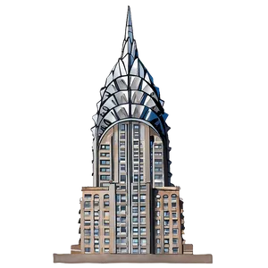 Chrysler Building Top View Png 06252024 PNG image