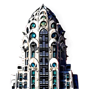 Chrysler Building Top View PNG 61