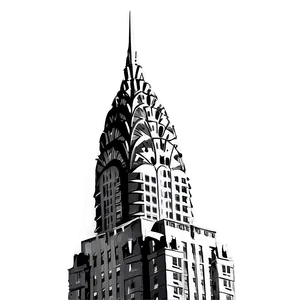 Chrysler Building Unique Angle Png Mxa95 PNG image