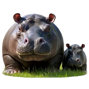 Chubby Hippo PNG 9 PNG