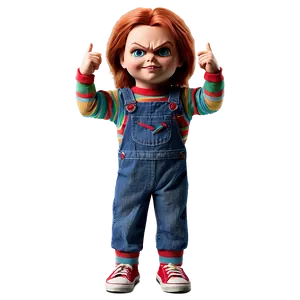 Chucky Attack Pose PNG Spl24