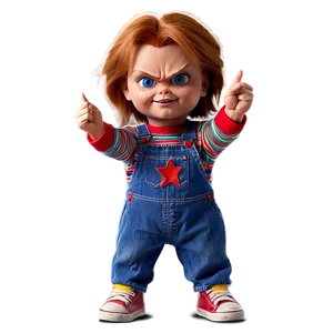 Chucky Attack Pose PNG Xyh