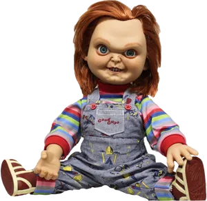 Chucky Doll Portrait PNG