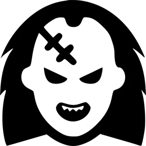 Chucky Iconic Horror Doll Silhouette