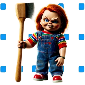 Chucky With Axe PNG 05212024 PNG