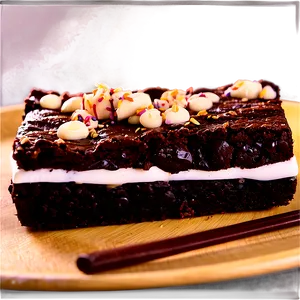 Chunky Brownie Dessert Png 06122024 PNG image