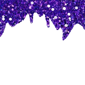 Chunky Purple Glitter PNG Riq