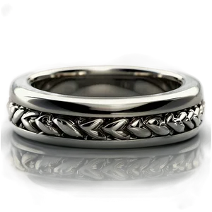 Chunky Silver Ring PNG 66