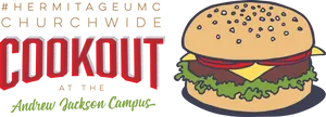 Churchwide Cookout Event Banner PNG image