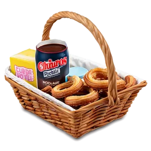 Churros Picnic Basket PNG Tyh