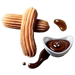 Churros With Caramel Dip Png 27 PNG image