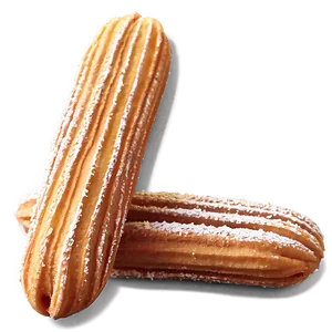 Churros With Powdered Sugar PNG Twv81