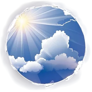 Cielo Sun Rays Through Clouds Png Ils37 PNG image