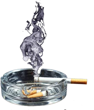 Cigarette Smoke Ashtray PNG
