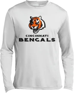 Cincinnati Bengals Long Sleeve Shirt PNG image
