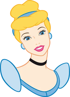 Cinderella Disney Princess Illustration PNG image