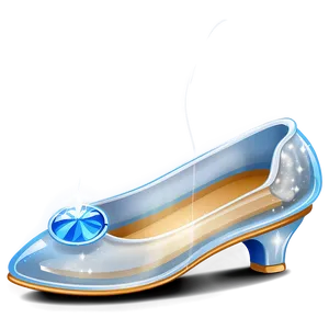 Cinderella Glass Slipper Clipart Png Qdy PNG image