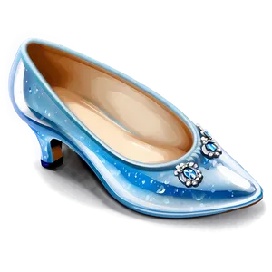 Cinderella Glass Slipper PNG 06292024