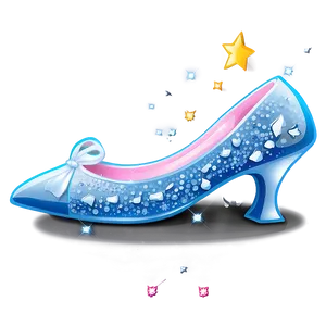 Cinderella's Sparkling Shoe Png Qdm93 PNG image