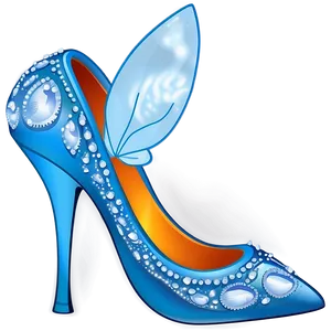 Cinderella Shoe Design Png 06292024 PNG image