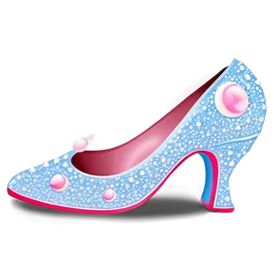 Cinderella Shoe Outline PNG 06292024 PNG