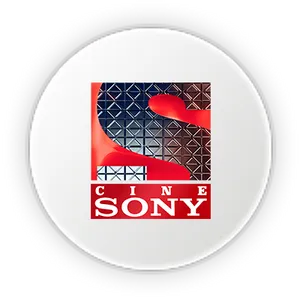 Cine Sony Logoon Button PNG image