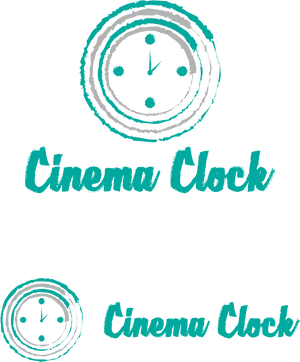 Cinema Clock Logo PNG image