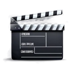 Cinema Film Slate Illustration Png Hkh48 PNG image