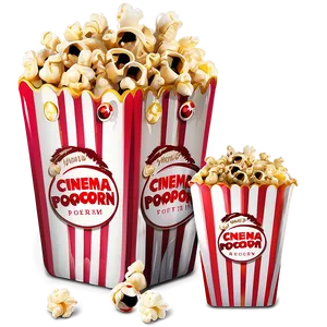 Cinema Popcorn Kernel PNG 06292024