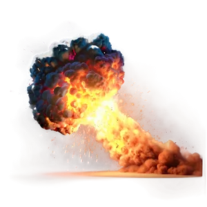 Cinematic Explosion Rendering Png Sfk PNG image