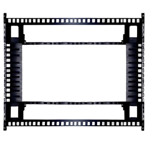 Cinematic Film Frame Border PNG Rvd