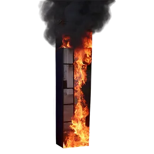 Cinematic Fire Overlay PNG 95