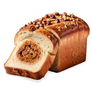Cinnamon Bread Slice PNG 06132024