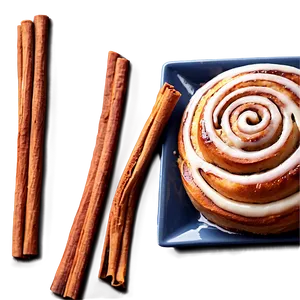 Cinnamon Roll Delight PNG Sxf PNG
