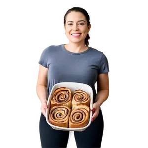 Cinnamon Roll French Toast Bake PNG 06122024