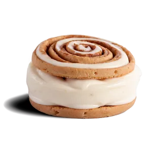 Cinnamon Roll Ice Cream Sandwich PNG Ydx35 PNG