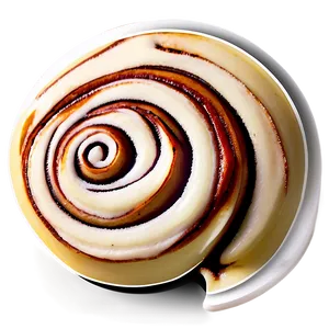 Cinnamon Roll Latte Art PNG Wix39 PNG