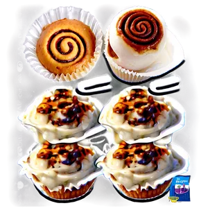 Cinnamon Roll Muffin Creation PNG Hfq68 PNG