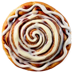 Cinnamon Roll Pie PNG 2 PNG